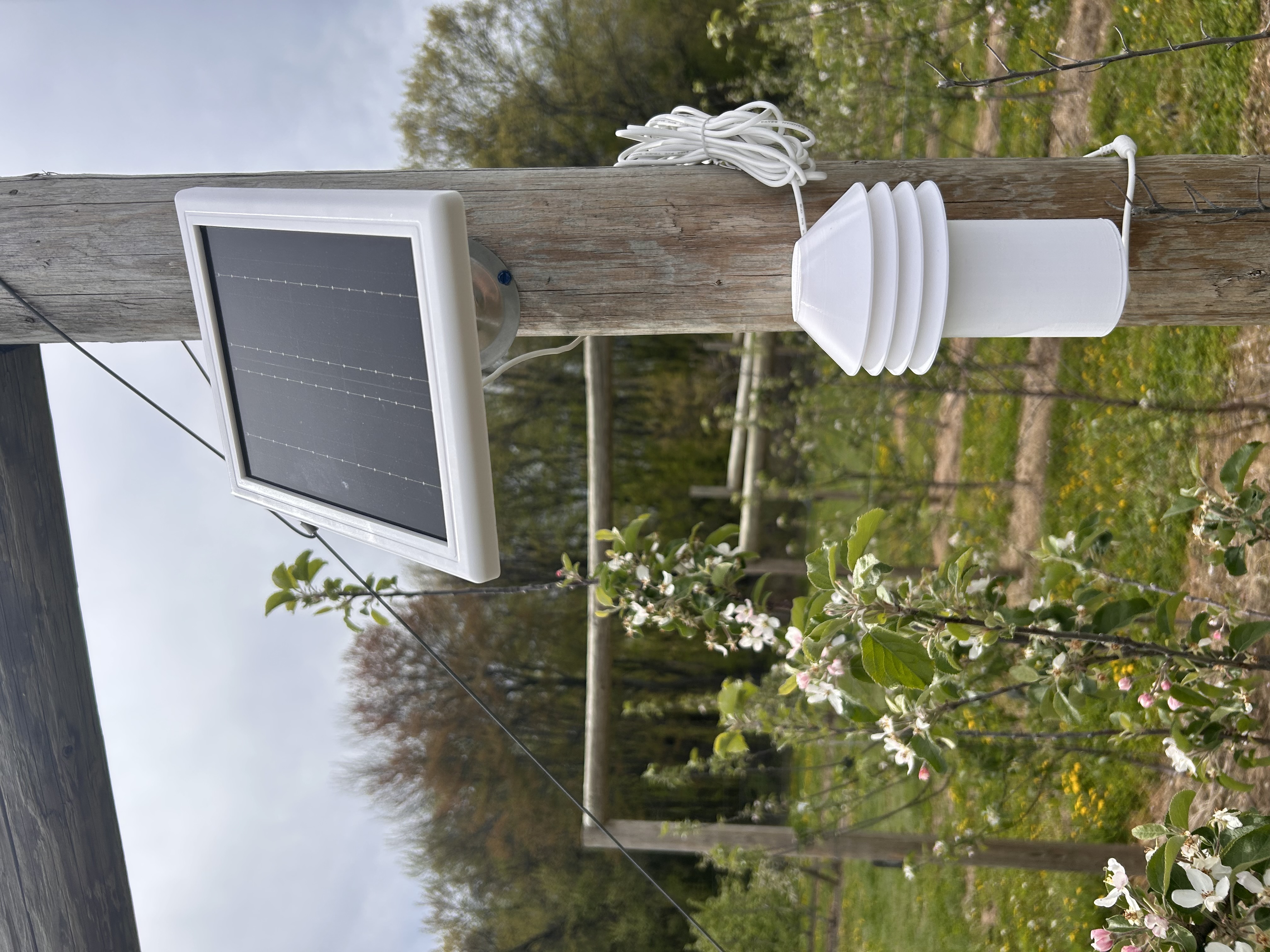 Weather station hardware in the field